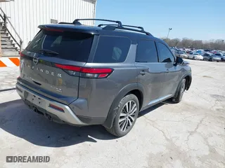 2022 Nissan Pathfinder Platinum with VIN 5N1DR3DJ4NC232212, listed as a IAAI auction lot 39144353 with 29,815 mi miles. Bid and sale history available at carsss.com. Image 4.