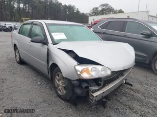2005 Chevrolet Malibu LS with VIN 1G1ZT54845F168751, listed as a IAAI auction lot 41549161 with 257,447 mi miles. Bid and sale history available at carsss.com. Image 1.