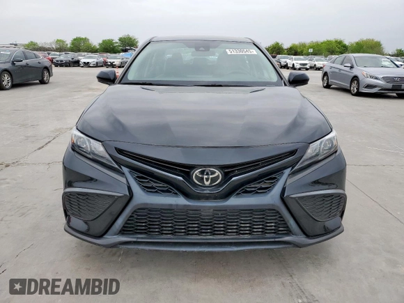 2021 Toyota Camry SE Nightshade with VIN 4T1G11AK6MU583802, listed as a Copart auction lot 51330545 with 6,827 mi miles and Salvage Title. Bid and sale history available at carsss.com. Image 5.