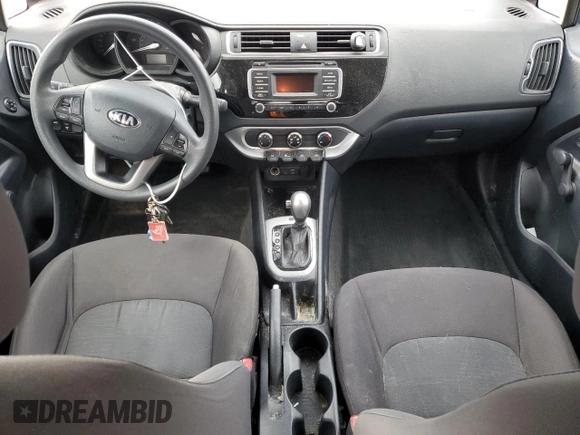 2016 Kia Rio LX with VIN KNADM4A31G6681912, listed as a Copart auction lot 39326664 with 118,230 mi miles and Non Repairable. Bid and sale history available at DreamBid. Image 8.