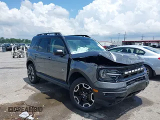 2023 Ford Bronco Sport Outer Banks with VIN 3FMCR9C61PRE23120, listed as a IAAI auction lot 42335762 with 19,564 mi miles and . Bid and sale history available at DreamBid. Image 1.