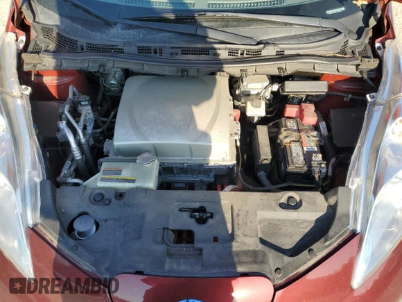 2016 Nissan LEAF SV with VIN 1N4BZ0CP8GC304599, listed as a Copart auction lot 50728855 with 48,410 mi miles and Salvage Title. Bid and sale history available at carsss.com. Image 12.
