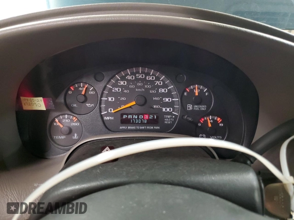 2000 GMC Safari Passenger with VIN 1GKDM19W3YB522466, listed as a Copart auction lot 54231135 with 173,078 mi miles and Clean Title. Bid and sale history available at carsss.com. Image 9.