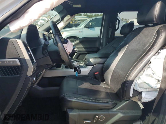 2017 Ford F-150 XL with VIN 1FTEW1EF1HFA28020, listed as a Copart auction lot 43564105 with 55,446 mi miles and Salvage title. Bid and sale history available at DreamBid. Image 7.