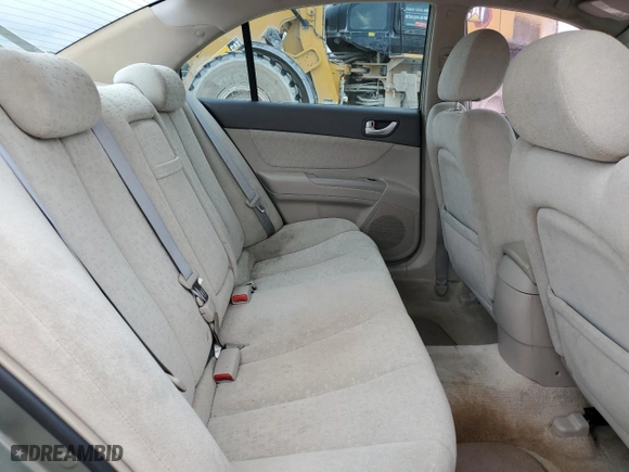 2007 Hyundai Sonata GLS with VIN 5NPET46C57H283675, listed as a Copart auction lot 51993995 with 129,268 mi miles and Salvage Title. Bid and sale history available at carsss.com. Image 10.