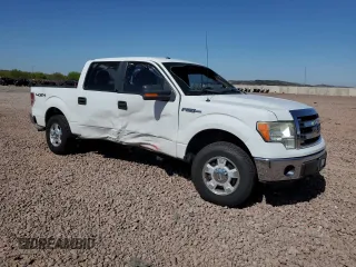 2013 Ford F-150 XL with VIN 1FTFW1EF8DFC59091, listed as a Copart auction lot 61582485 with 107,640 mi miles and Salvage title. Bid and sale history available at DreamBid. Image 4.