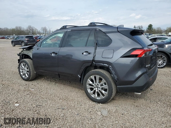 2025 Toyota RAV4 XLE Premium with VIN 2T3A1RFV6SC506604, listed as a Copart auction lot 54878595 with 278 mi miles and Salvage title. Bid and sale history available at DreamBid. Image 2.