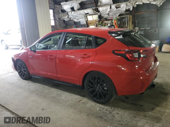 2024 Subaru Impreza RS с VIN JF1GUHHC5R8892816, выставлен на аукционе Copart как лот 60738735 с пробегом 4 926 миль миль и Списание • Salvage title. История ставок и продаж доступна на DreamBid. Изображение 2.