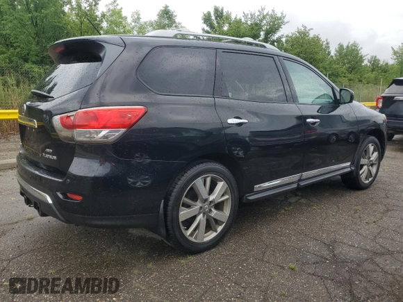 2014 Nissan Pathfinder S with VIN 5N1AR2MM7EC708654, listed as a Copart auction lot 64070845 with 142,368 mi miles and Clean title. Bid and sale history available at DreamBid. Image 3.