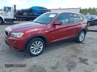 2013 BMW X3 xDrive28i with VIN 5UXWX9C50D0A11265, listed as a IAAI auction lot 41931507 with 69,853 mi miles and . Bid and sale history available at DreamBid. Image 2.