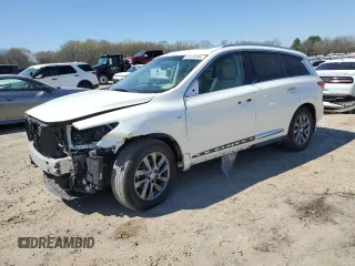 2015 Infiniti QX60 with VIN 5N1AL0MM3FC519684, listed as a Copart auction lot 47019764 with 99,976 mi miles and Salvage title. Bid and sale history available at DreamBid. Image 1.