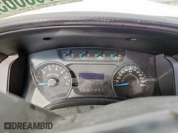 2013 Ford F-150 XL with VIN 1FTMF1CM9DKF31731, listed as a Copart auction lot 61798665 with 114,007 mi miles and Salvage title. Bid and sale history available at DreamBid. Image 9.
