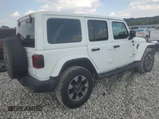 2018 Jeep Wrangler Unlimited Sahara z VIN 1C4HJXEGXJW125715, wystawiony jako Copart lot #63366945 z przebiegiem 60 632 mil mil oraz Szkoda całkowita • Salvage title. Historia ofert i sprzedaży dostępna na DreamBid. Obrazek 3.