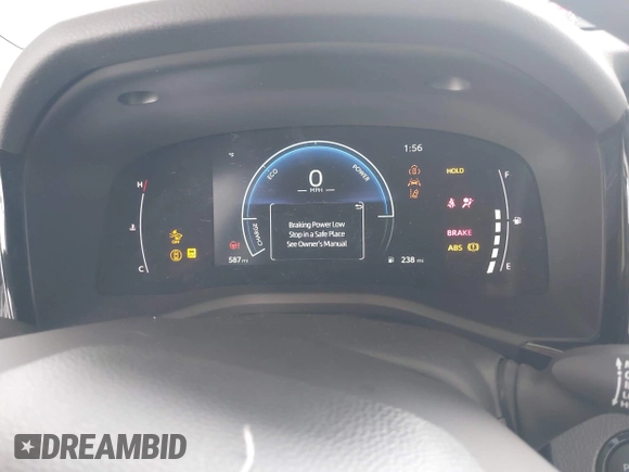 2025 Toyota Camry LE with VIN 4T1DAACK9SU112515, listed as a IAAI auction lot 41932562 with 587 mi miles and . Bid and sale history available at DreamBid. Image 7.