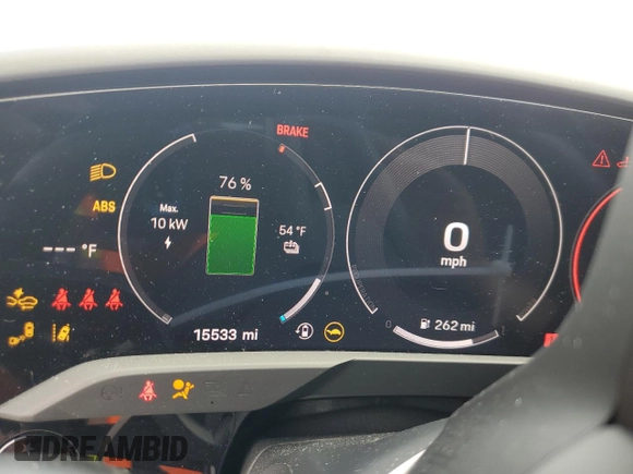 2025 Porsche Taycan with VIN WP0AA2Y18SSA09226, listed as a Copart auction lot 51801615 with 15,533 mi miles and Salvage title. Bid and sale history available at DreamBid. Image 9.