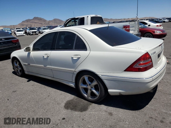2005 Mercedes-Benz C 230 Kompressor с VIN WDBRF40J45F672944, выставлен на аукционе Copart как лот 57000985 с пробегом 194 056 миль миль и Чистый • Clean title. История ставок и продаж доступна на DreamBid. Изображение 2.