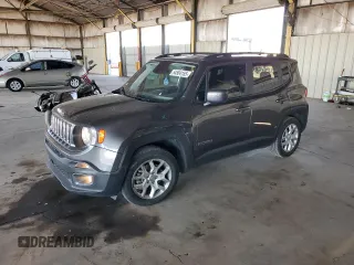 2018 Jeep Renegade Latitude z VIN ZACCJABB0JPJ26379, wystawiony jako Copart lot #54584155 z przebiegiem 45 160 mil mil oraz Szkoda całkowita • Salvage title. Historia ofert i sprzedaży dostępna na DreamBid. Obrazek 1.