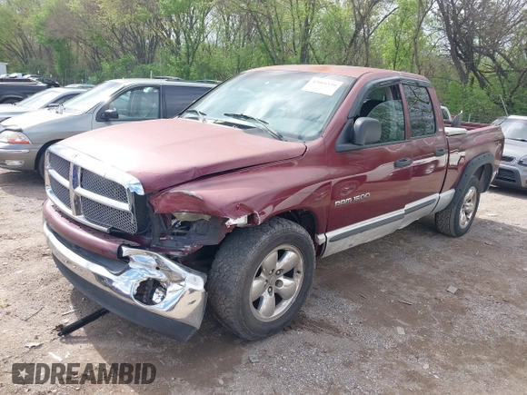 2002 Dodge 1500 with VIN 1D7HA18Z92S665582, listed as a IAAI auction lot 42066550 with 162,554 mi miles and . Bid and sale history available at DreamBid. Image 2.