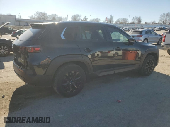 2025 Mazda CX-50 S Select with VIN 7MMVABAM8SN336713, listed as a Copart auction lot 42203715 with 1,816 mi miles and Salvage Title. Bid and sale history available at DreamBid. Image 3.