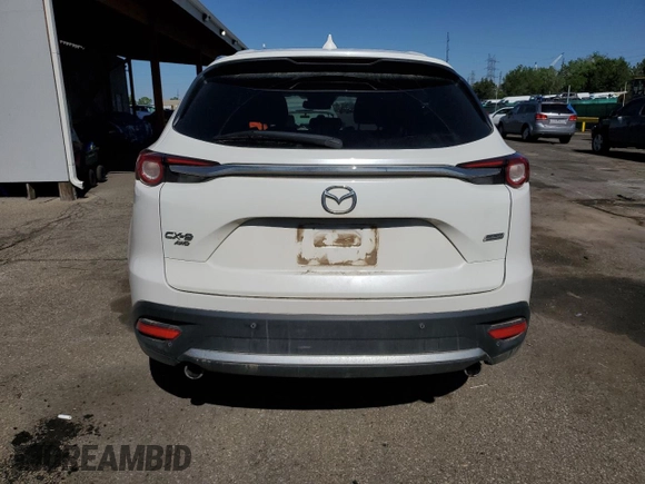 2017 Mazda CX-9 Signature with VIN JM3TCBEY4H0129361, listed as a Copart auction lot 56929295 with 96,686 mi miles and Salvage title. Bid and sale history available at DreamBid. Image 6.
