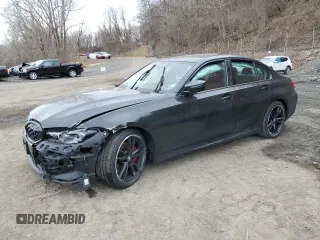 2024 BMW 3 Series M340i xDrive with VIN 3MW49FF05R8E49305, listed as a Copart auction lot 50401325 with 0 mi miles and Salvage Title. Bid and sale history available at carsss.com. Image 1.