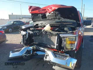 2023 Ford F-150 XL with VIN 1FTFW1E50PKF48369, listed as a IAAI auction lot 41090142 with 10,710 mi miles. Bid and sale history available at carsss.com. Image 6.