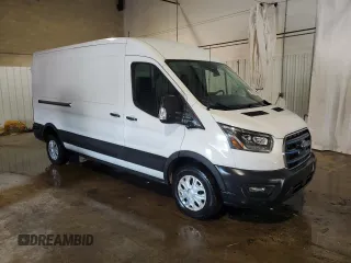 2022 Ford E-Transit Cargo with VIN 1FTBW9CK2NKA33103, listed as a Copart auction lot 62696104 with 27,706 mi miles and Salvage Title. Bid and sale history available at carsss.com. Image 4.