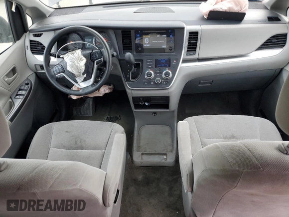 2017 Toyota Sienna L with VIN 5TDZZ3DC4HS808458, listed as a Copart auction lot 43667855 with 170,546 mi miles and Salvage Title. Bid and sale history available at DreamBid. Image 8.