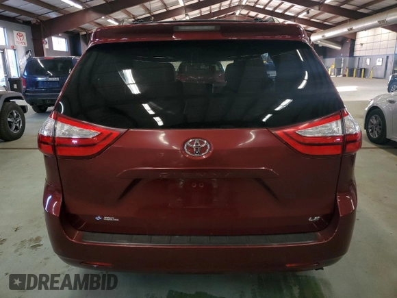 2017 Toyota Sienna LE Auto Access Seat with VIN 5TDKZ3DC0HS837182, listed as a Copart auction lot 88671015 with 415,159 mi miles and Clean Title. Bid and sale history available at carsss.com. Image 6.