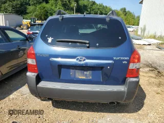 2005 Hyundai Tucson GLS with VIN KM8JN12DX5U052209, listed as a Copart auction lot 78738093 with 130,287 mi miles and Non Repairable. Bid and sale history available at carsss.com. Image 6.