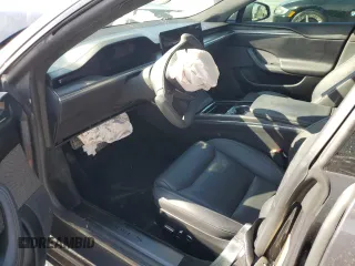 2021 Tesla Model S Plaid with VIN 5YJSA1E65MF442157, listed as a Copart auction lot 51364575 with Not provided miles and Salvage title. Bid and sale history available at DreamBid. Image 8.