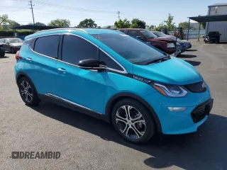 2021 Chevrolet Bolt EV Premier with VIN 1G1FZ6S01M4105220, listed as a Copart auction lot 54224355 with 41,882 mi miles and Salvage title. Bid and sale history available at DreamBid. Image 4.
