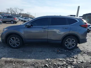 2021 Honda CR-V EX with VIN 2HKRW2H53MH682270, listed as a IAAI auction lot 41794939 with 28,007 mi miles. Bid and sale history available at carsss.com. Image 14.