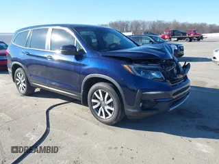 2021 Honda Pilot EX-L with VIN 5FNYF6H5XMB019425, listed as a IAAI auction lot 41698961 with 63,325 mi miles and . Bid and sale history available at carsss.com. Image 1.