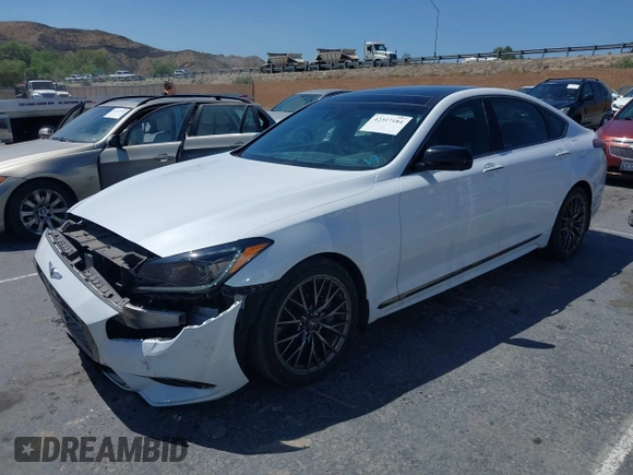 2019 Genesis G80 Sport with VIN KMTFN4JB5KU326120, listed as a IAAI auction lot 42317184 with 35,794 mi miles and . Bid and sale history available at DreamBid. Image 18.