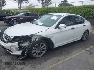 2014 Honda Accord Sedan Sport with VIN 1HGCR2F51EA068845, listed as a IAAI auction lot 41885619 with 201,542 mi miles. Bid and sale history available at carsss.com. Image 2.