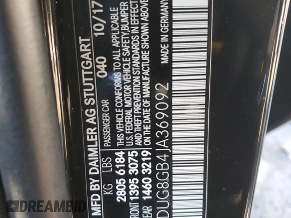 2018 Mercedes-Benz S 560 with VIN WDDUG8GB4JA369092, listed as a Copart auction lot 44637515 with 55,409 mi miles and Salvage Title. Bid and sale history available at carsss.com. Image 12.