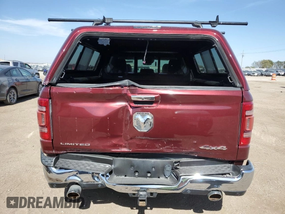 2019 Ram 1500 Limited with VIN 1C6SRFPT5KN652904, listed as a Copart auction lot 74026914 with 71,853 mi miles and Salvage title. Bid and sale history available at DreamBid. Image 6.