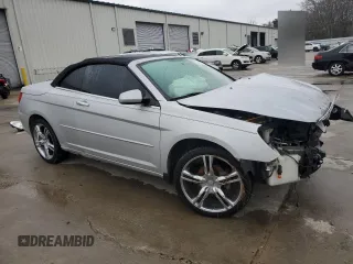 2008 Chrysler Sebring Limited with VIN 1C3LC65M68N207868, listed as a Copart auction lot 45849245 with 117,060 mi miles and Salvage Title. Bid and sale history available at DreamBid. Image 4.