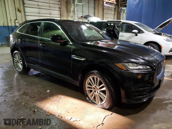 2017 Jaguar F-PACE 20d Prestige with VIN SADCK2BN2HA086854, listed as a Copart auction lot 88211075 with 76,355 mi miles and Salvage Title. Bid and sale history available at carsss.com. Image 4.