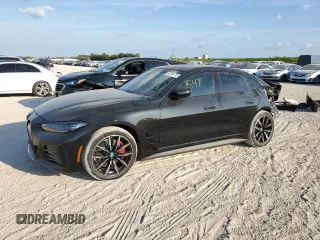 2023 BMW i4 eDrive40 z VIN WBY73AW07PFP07184, wystawiony jako Copart lot #42594723 z przebiegiem 1547 mil mil oraz . Historia ofert i sprzedaży dostępna na DreamBid. Obrazek 1.