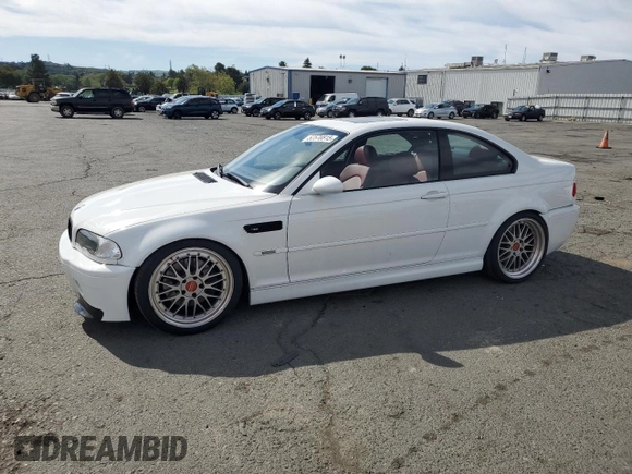 2005 BMW 3 Series M3 with VIN WBSBL93415PN62256, listed as a Copart auction lot 52570815 with 114,525 mi miles and Salvage Title. Bid and sale history available at carsss.com. Image 1.