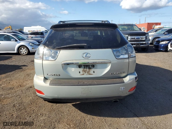 2006 Lexus RX 400h with VIN JTJHW31U760027898, listed as a Copart auction lot 45361545 with 266,552 mi miles and Salvage Title. Bid and sale history available at carsss.com. Image 6.