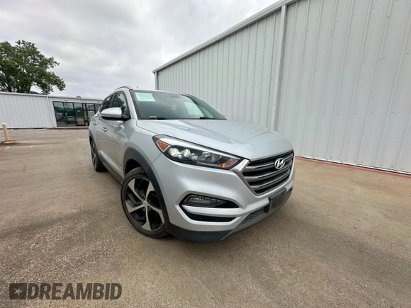 2016 Hyundai Tucson Limited z VIN KM8J33A22GU154995, wystawiony jako Copart lot #60001865 z przebiegiem 170 291 mil mil oraz Czysty tytuł • Clean title. Historia ofert i sprzedaży dostępna na DreamBid. Obrazek 1.