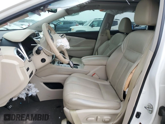 2018 Nissan Murano SV with VIN 5N1AZ2MG4JN186509, listed as a Copart auction lot 50427185 with 84,359 mi miles and Salvage Title. Bid and sale history available at DreamBid. Image 7.