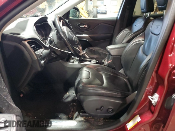 2020 Jeep Cherokee Limited with VIN 1C4PJMDX4LD649713, listed as a Copart auction lot 51147215 with 53,170 mi miles and Salvage Title. Bid and sale history available at carsss.com. Image 7.