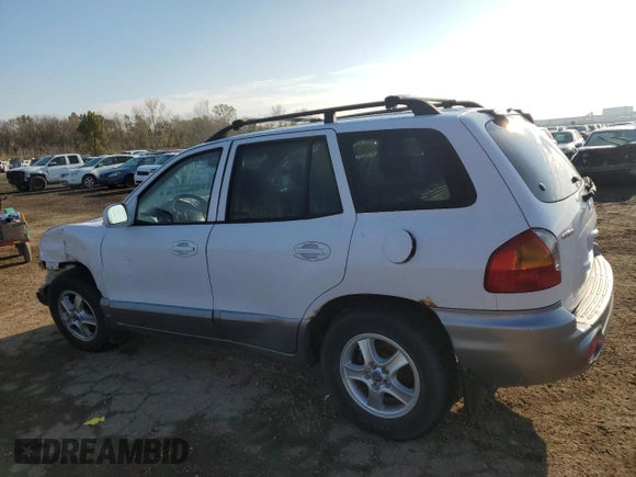 2001 Hyundai Santa Fe GLS with VIN KM8SC83D71U054852, listed as a Copart auction lot 78704454 with 100,591 mi miles and Salvage Title. Bid and sale history available at carsss.com. Image 2.
