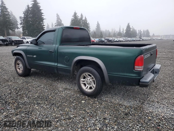 2002 Dodge Dakota with VIN 1B7FL16X92S710453, listed as a Copart auction lot 88047345 with 171,770 mi miles and Salvage Title. Bid and sale history available at carsss.com. Image 2.