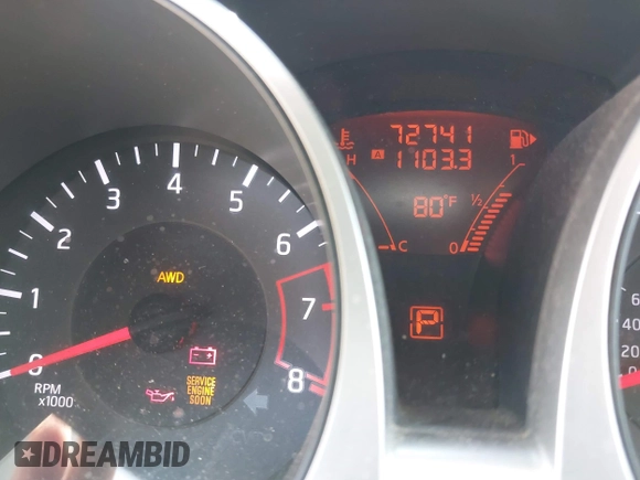 2012 Nissan Juke SL z VIN JN8AF5MV4CT127024, wystawiony jako IAAI lot #42426814 z przebiegiem 72 741 mil mil oraz . Historia ofert i sprzedaży dostępna na DreamBid. Obrazek 7.