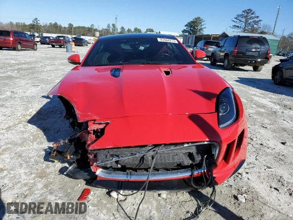 2015 Jaguar F-Type R z VIN SAJWA6DA2FMK18666, wystawiony jako Copart lot #87664215 z przebiegiem 47 277 mil mil oraz Szkoda całkowita • Salvage title. Historia ofert i sprzedaży dostępna na DreamBid. Obrazek 5.